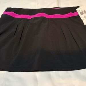 adidas Black Skater Skirt with Pink Waistband